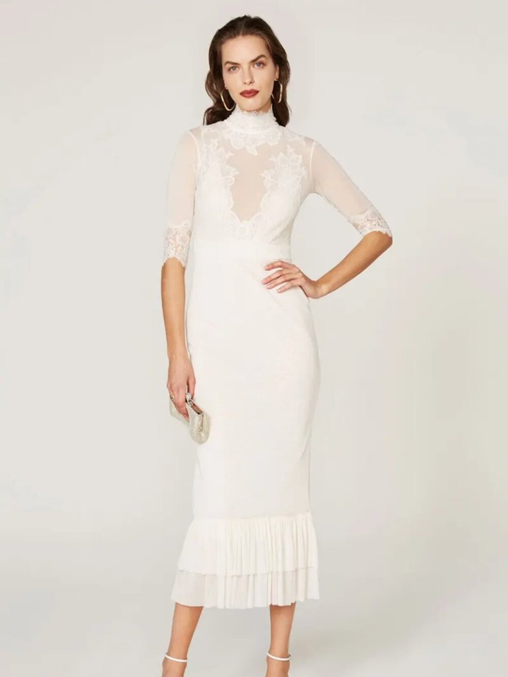 HAH White Reversible Take a Bow Dress